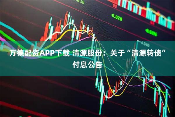 万德配资APP下载 清源股份：关于“清源转债”付息公告